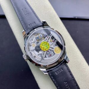 IWC Portuguese Real PR Real Annual Calendar IW503502  ZF Factory 1:1 Best Edition Black Dial on Black Leather Strap A52850 - Best Replica Watches Store For Sale!