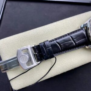 IWC Portuguese Real PR Real Annual Calendar IW503502  ZF Factory 1:1 Best Edition Black Dial on Black Leather Strap A52850 - Best Replica Watches Store For Sale!