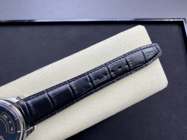 IWC Portuguese Real PR Real Annual Calendar IW503502  ZF Factory 1:1 Best Edition Black Dial on Black Leather Strap A52850 - Best Replica Watches Store For Sale!