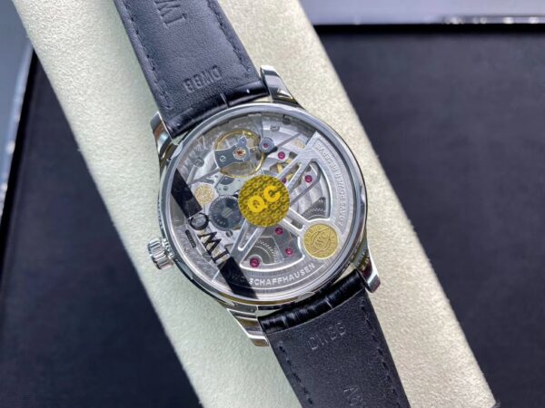 IWC Portuguese Real PR IW500107  ZF Factory 1:1 Best Edition Black Dial on Black Leather Strap A52010 V5 - Best Replica Watches Store For Sale!
