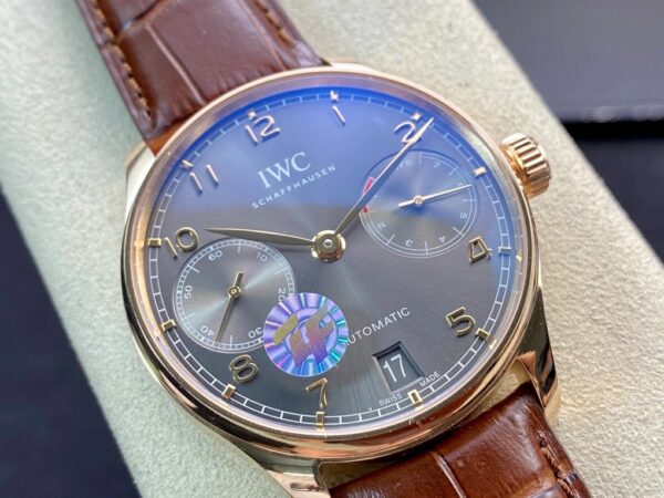 IWC Portuguese Real PR RG IW500702 ZF Factory 1:1 Best Edition Gray Dial - Best Replica Watches Store For Sale!
