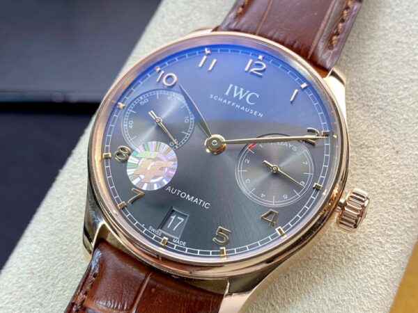 IWC Portuguese Real PR RG IW500702 ZF Factory 1:1 Best Edition Gray Dial - Best Replica Watches Store For Sale!