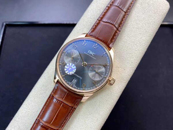 IWC Portuguese Real PR RG IW500702 ZF Factory 1:1 Best Edition Gray Dial - Best Replica Watches Store For Sale!