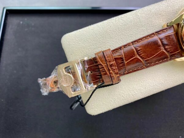 IWC Portuguese Real PR RG IW500113  ZF Factory 1:1 Best Edition White Dial on Brown Leather Strap A52010 V5 - Best Replica Watches Store For Sale!