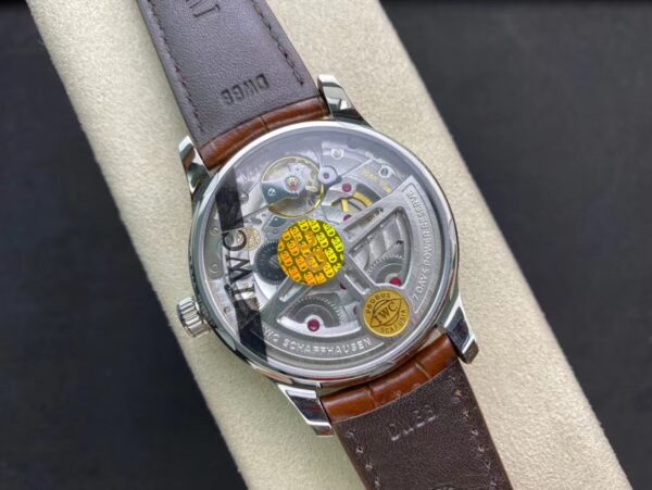 IWC Portuguese Real PR IW500704  ZF Factory 1:1 Best Edition White Dial on Brown Leather Strap A52010 V5 - Best Replica Watches Store For Sale!