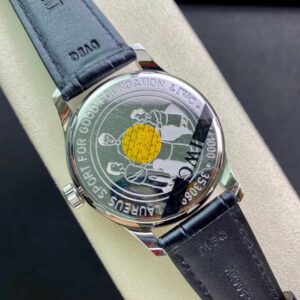 IWC Portuguese Real PR Laureus Edition IW500112  ZF Factory 1:1 Best Edition Blue Dial on Black Leather Strap A52010 V5 - Best Replica Watches Store For Sale!