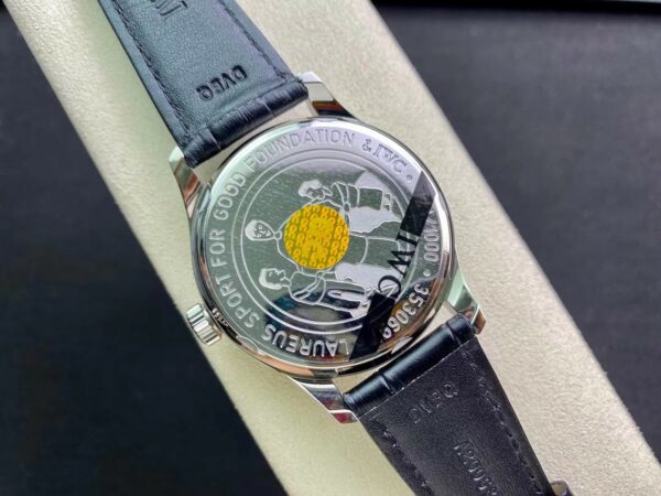 IWC Portuguese Real PR Laureus Edition IW500112  ZF Factory 1:1 Best Edition Blue Dial on Black Leather Strap A52010 V5 - Best Replica Watches Store For Sale!