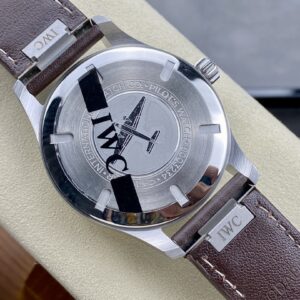 IWC Mark Mark XX IW328205 SS M+ Factory 1:1 Best Edition Green Dial on Brown Leather Strap A35111 - Best Replica Watches Store For Sale!