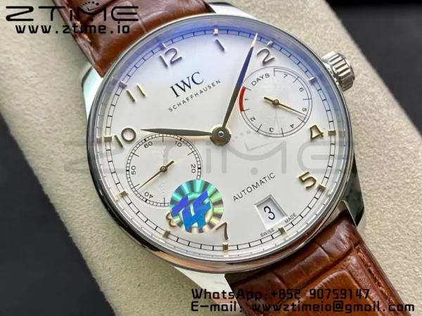 IWC Portuguese Real PR IW500704  ZF Factory 1:1 Best Edition White Dial - Best Replica Watches Store For Sale!