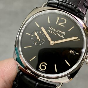 Panerai PAM01394 PAM1294 Radiomir 40mm VS Factory 1:1 Best Edition Black Dial on Black Leather Strap P900 - Best Replica Watches Store For Sale!