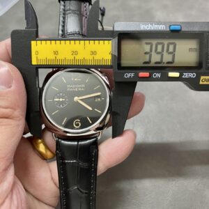 Panerai PAM01394 PAM1294 Radiomir 40mm VS Factory 1:1 Best Edition Black Dial on Black Leather Strap P900 - Best Replica Watches Store For Sale!