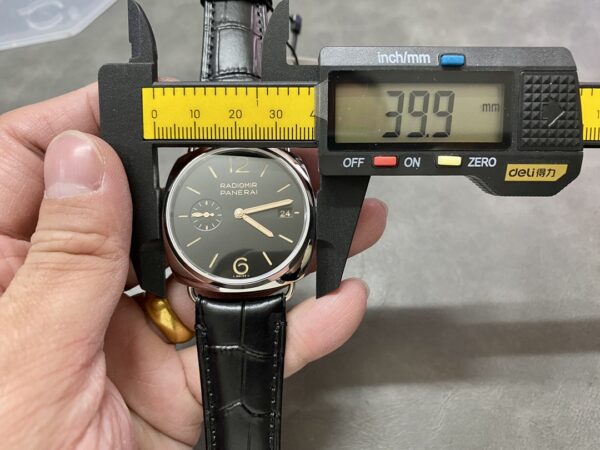 Panerai PAM01394 PAM1294 Radiomir 40mm VS Factory 1:1 Best Edition Black Dial on Black Leather Strap P900 - Best Replica Watches Store For Sale!