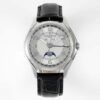 VC Fiftysix Complete Calendar 4000E/000A-B439 SS 40mm ZF Factory 1:1 Best Edition Gray Dial - Best Replica Watches Store For Sale!