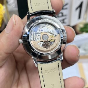 VC Patrimony 81180/000P-9332 SS Mks Factory 1:1 Best Edition White Dial on Black Leather MIYOTA 9039 - Best Replica Watches Store For Sale!