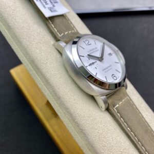 Panerai PAM1394 Luminor Marina 42mm VS Factory1:1 Best Edition White Dial on Brown Asso Strap P.9010 - Best Replica Watches Store For Sale!