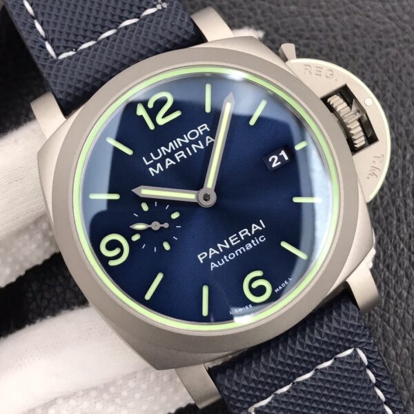 Panerai  PAM1117 Titanium VS Factory 1:1 Best Edition Blue Dial - Best Replica Watches Store For Sale!