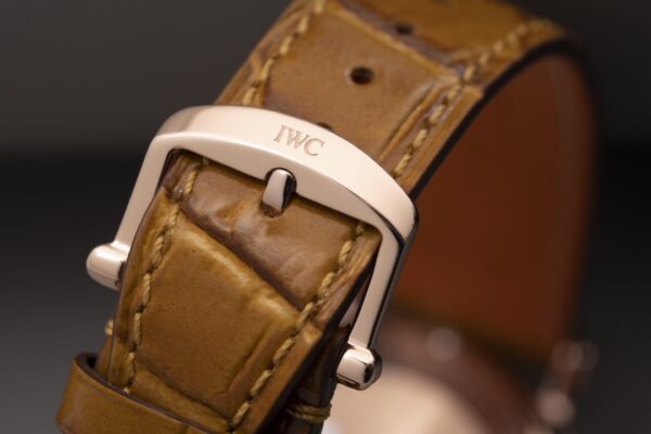 IWC Portofino Automatic 37mm IW458116 RG V7 Factory 1:1 Best Edition White Dial on Light Brown Leather Strap A2892 - Best Replica Watches Store For Sale!
