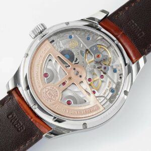 IWC Portugieser Perpetual Calendar IW503307 SS  APS Factory 1:1 Best Edition White Dial on Brown Leather Strap A52610 Clone - Best Replica Watches Store For Sale!