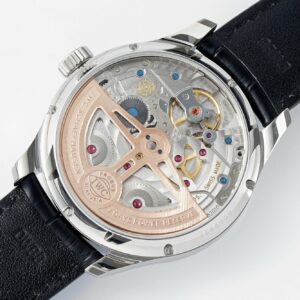 IWC Portugieser Perpetual Calendar IW503401 SS  APS Factory 1:1 Best Edition Blue Dial on Black Leather Strap A52610 Clone - Best Replica Watches Store For Sale!
