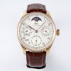 IWC Portugieser Perpetual Calendar IW503302 RG APS Factory 1:1 Best Edition White Dial on Brown Leather Strap A52610 Clone - Best Replica Watches Store For Sale!