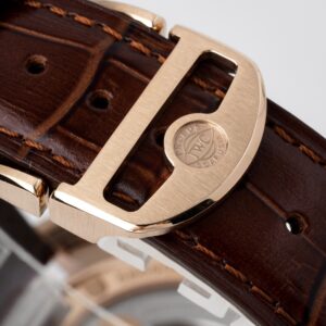 IWC Portuguese IW358306 RG  ZF Factory 1:1 Best Edition SS White Dial on Brwon Leather Strap A82200 - Best Replica Watches Store For Sale!