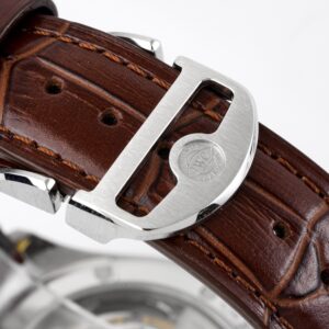 IWC Portuguese IW358303  ZF Factory 1:1 Best Edition SS White Dial RG Markers on Brown Leather Strap A82200 - Best Replica Watches Store For Sale!