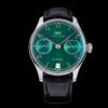 IWC Portuguese Real PR IW500708 AZ Factory 1:1 Best Edition Green Dial on Green Leather Strap A52010 - Best Replica Watches Store For Sale!