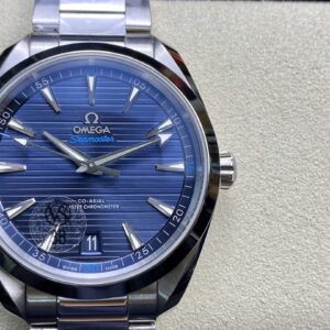 OMEGA Aqua Terra 150M Master Chronometers VS Factory 1:1 Best Edition Deep Blue Dial Silver Hand on SS Bracelet A8900 Super Clone - Best Replica Watches Store For Sale!