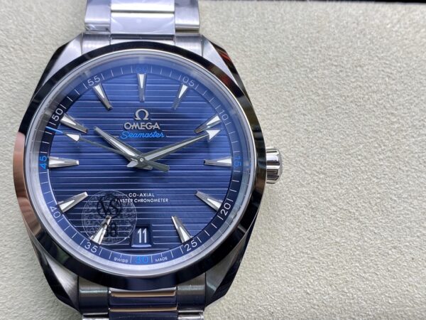 OMEGA Aqua Terra 150M Master Chronometers VS Factory 1:1 Best Edition Deep Blue Dial Silver Hand on SS Bracelet A8900 Super Clone - Best Replica Watches Store For Sale!
