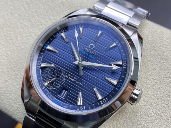 OMEGA Aqua Terra 150M Master Chronometers VS Factory 1:1 Best Edition Deep Blue Dial Silver Hand on SS Bracelet A8900 Super Clone - Best Replica Watches Store For Sale!