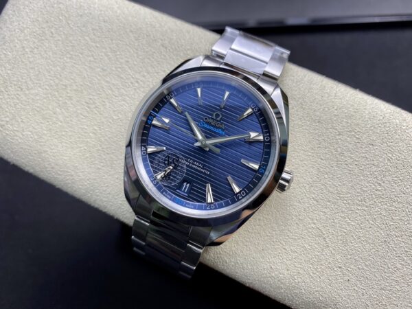 OMEGA Aqua Terra 150M Master Chronometers VS Factory 1:1 Best Edition Deep Blue Dial Silver Hand on SS Bracelet A8900 Super Clone - Best Replica Watches Store For Sale!