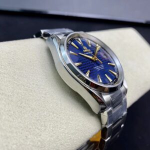 OMEGA Aqua Terra 150M SS VS Factory 1:1 Best Edition Blue Wave Textured Dial YG Hand - Best Replica Watches Store For Sale!