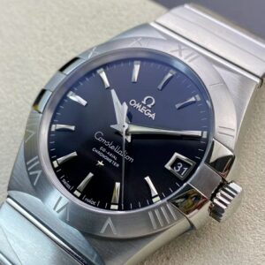 OMEGA Constellation 38mm SS VS Factory 1:1 Best Edition Black Dial Stick Markers on SS Bracelet A8500 Super Clone - Best Replica Watches Store For Sale!