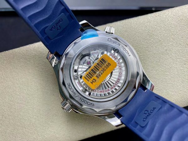 OMEGA Seamaster Diver 300M VS Factory 1:1 Best Edition Blue Ceramic Blue Dial on Blue Rubber Strap A8800 V2 - Best Replica Watches Store For Sale!