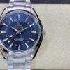 OMEGA Aqua Terra 150M 43.5mm GMT SS VS Factory 1:1 Best Edition Black Textured Dial - Best Replica Watches Store For Sale!