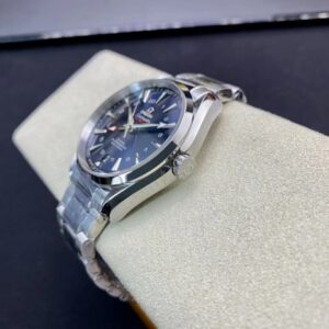 OMEGA Aqua Terra 150M 43.5mm GMT SS VS Factory 1:1 Best Edition Black Textured Dial - Best Replica Watches Store For Sale!