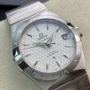 OMEGA Constellation 38mm SS VS Factory 1:1 Best Edition White Textured Dial on SS Bracelet A8500 Super Clone - Best Replica Watches Store For Sale!
