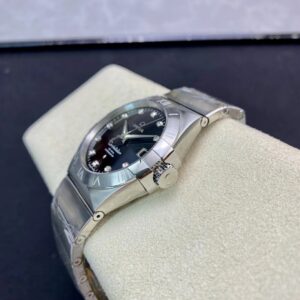 OMEGA Constellation 38mm SS VS Factory 1:1 Best Edition Black Dial Stick Markers on SS Bracelet A8500 Super Clone - Best Replica Watches Store For Sale!