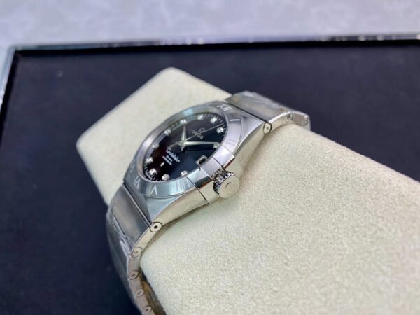 OMEGA Constellation 38mm SS VS Factory 1:1 Best Edition Black Dial Stick Markers on SS Bracelet A8500 Super Clone - Best Replica Watches Store For Sale!