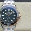 OMEGA Seamaster Diver 300M SS/RG VS Factory 1:1 Best Edition RG Bezel Black Dial - Best Replica Watches Store For Sale!