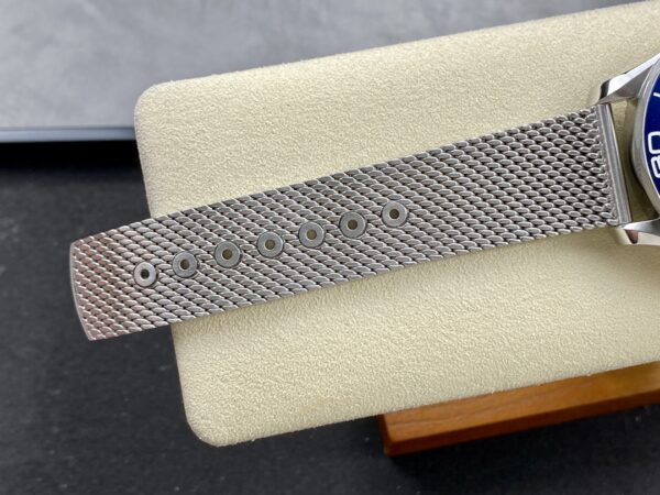 OMEGA Seamaster 300 James Bond 60th Anniversary SS VS Factory 1:1 Best Edition Blue Dial on SS Mesh Bracelet A8806 - Best Replica Watches Store For Sale!