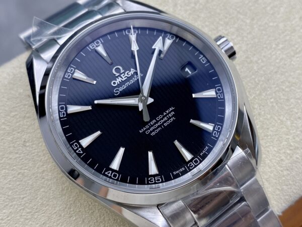 OMEGA Aqua Terra 150M Master Chronometers VS Factory 1:1 Best Edition Black Dial SS Hand on SS Bracelet A8900 Super Clone - Best Replica Watches Store For Sale!