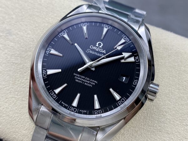 OMEGA Aqua Terra 150M Master Chronometers VS Factory 1:1 Best Edition Black Dial SS Hand on SS Bracelet A8900 Super Clone - Best Replica Watches Store For Sale!