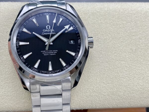 OMEGA Aqua Terra 150M Master Chronometers VS Factory 1:1 Best Edition Black Dial SS Hand on SS Bracelet A8900 Super Clone - Best Replica Watches Store For Sale!
