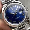 Rolex DayDate 128236 36mm QF 1:1 Best Edition Blue Roman Dial  (Gain Weight) - Best Replica Watches Store For Sale!