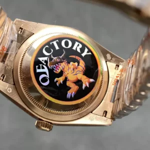 Rolex DayDate RG 128235-0075 36mm QF Factory 1:1 Best Edition Brown Roman Dial (Gain Weight) - Best Replica Watches Store For Sale!