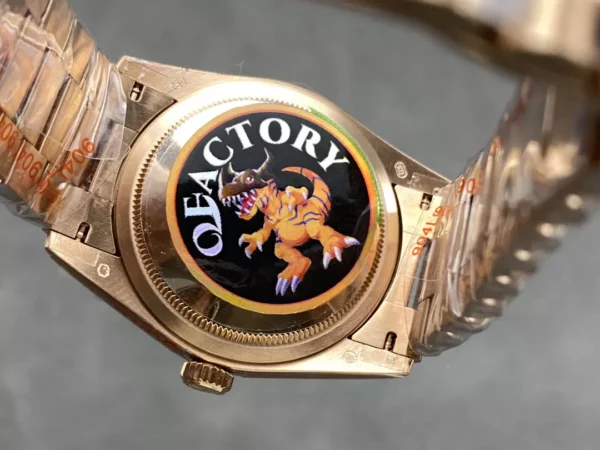 Rolex DayDate RG 128235-0075 36mm QF Factory 1:1 Best Edition Brown Roman Dial (Gain Weight) - Best Replica Watches Store For Sale!