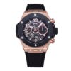 HUBLOT Big Bang Unico 42mm 441.OM.1181.RX RG BBF Factory 1:1 Best Edition Skeleton Dial Black Ceramic Bezel on Black Rubber Strap A1280 V2 - Best Replica Watches Store For Sale!