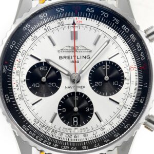 Breitling Navitimer B01 43mm SS BLS Factory 1:1 Best Edition White Dial - Best Replica Watches Store For Sale!