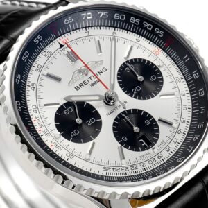 Breitling Navitimer B01 43mm SS BLS Factory 1:1 Best Edition White Dial - Best Replica Watches Store For Sale!